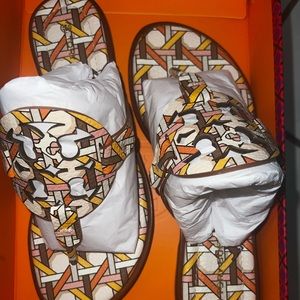 Tory Burch slides BRAND NEW.